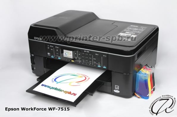 Обзор Epson WorkForce WF-7515 — первого струйного МФУ Epson формата А3+